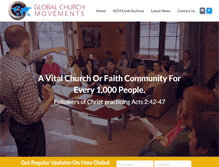 Tablet Screenshot of globalchurchmovements.org